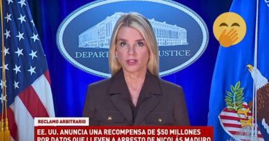 Caracas acusa a Washington de montar un “circo mediático” tras anunciar 50 millones de dólares por información que lleve al arresto del presidente.