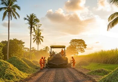 El país aprovecha la biomasa de la caña de azúcar para construir caminos más resistentes, económicos y sostenibles, reduciendo desechos y huella ambiental.