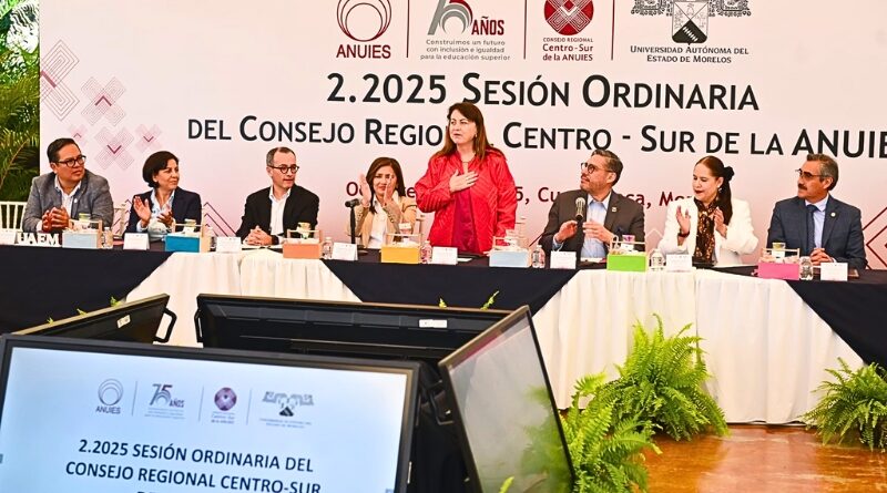 La entidad fue sede de la Segunda Sesión del Consejo Regional Centro-Sur de la ANUIES, donde se reunieron líderes de 67 universidades para fortalecer la educación y la equidad académica.