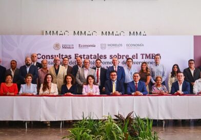 Margarita González Saravia destaca la participación de Morelos en las Consultas Estatales sobre el T-MEC y la creación del Comité Promotor de Inversiones.