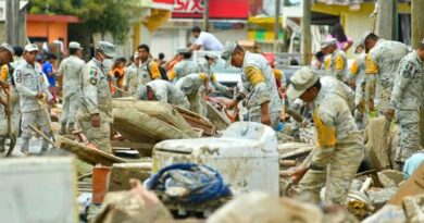 Aplican el Plan DN-III-E para brindar alimentos y asistencia a familias afectadas por las lluvias en Veracruz, reafirmando su compromiso con la población civil.