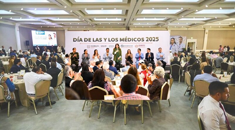 La candidata resaltó la entrega y profesionalismo del personal médico, reafirmando su compromiso con la salud y el bienestar de las familias morelenses.