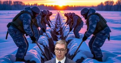 El presidente serbio advierte de un "colapso y caos total", asegura que las potencias cavan sus trincheras y que el conflicto es inevitable. La sombra de un choque global.