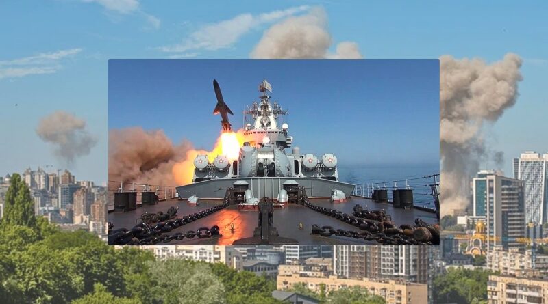 Moscú emplea un arsenal combinado de alta precisión terrestre, aéreo y naval contra blancos energéticos y de defensa, según su Ministerio de Defensa.