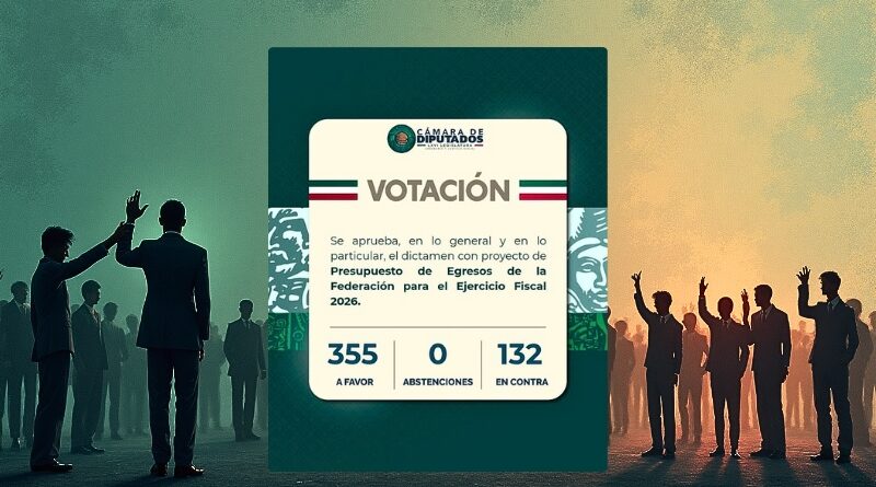 Con 355 votos a favor y 132 en contra, la Cámara de Diputados culminó una jornada maratónica que consolida la agenda legislativa del oficialismo y marca un nuevo pulso político en México.