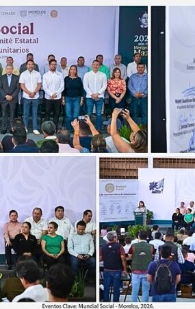 Con el convenio “Mundial Social”, Morelos moderniza infraestructura deportiva en 30 municipios, fortaleciendo comunidad, seguridad y bienestar social.