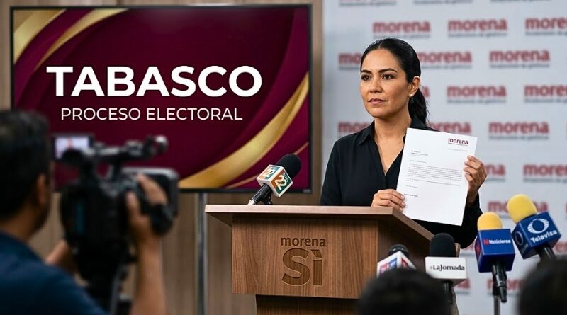 Andrés Manuel López Beltrán se separa de la Secretaría de Organización de Morena rumbo a los comicios en Tabasco; Ariadna Montiel reconoce su gestión.