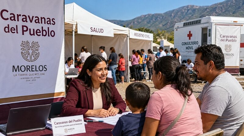 La gobernadora Margarita González Saravia encabezó en Jonacatepec una jornada de servicios gratuitos para acercar salud, educación y trámites a las familias morelenses.