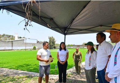 Obra forma parte del plan “Mundial Social” rumbo a Copa del Mundo 2026; serán 26 canchas nuevas y 18 rehabilitadas en Morelos.