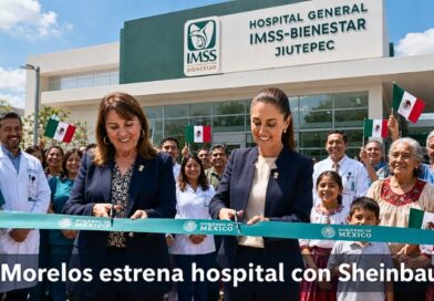 La gobernadora Margarita González Saravia y la presidenta Claudia Sheinbaum inauguran el Hospital General IMSS-Bienestar en Jiutepec.