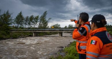 El aumento en ríos y arroyos mantiene en alerta a autoridades y ciudadanos; Protección Civil refuerza vigilancia y prevención.