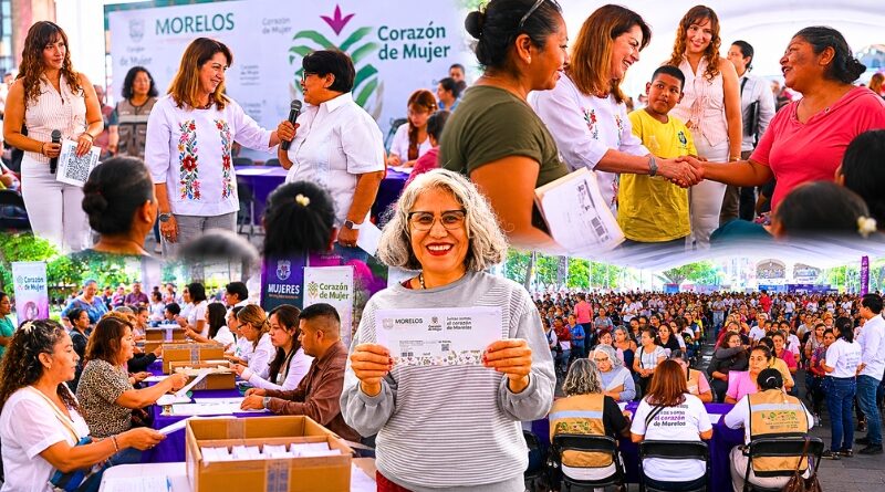 Más de 3 mil tarjetas y 9,687 nuevas beneficiarias fortalecen el programa Corazón de Mujer, que ya suma 34,489 jefas de familia apoyadas.