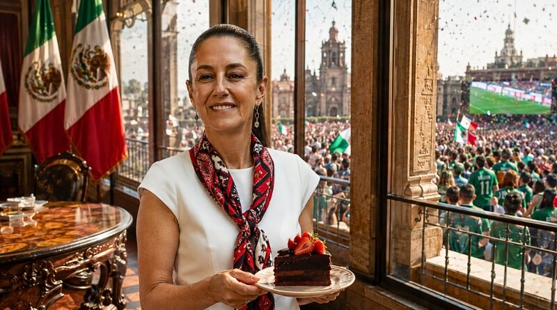 La primera mujer presidenta de México cumple 64 años en medio de una coincidencia histórica que fusiona el deporte, la política y la celebración popular en el corazón del Zócalo capitalino.
