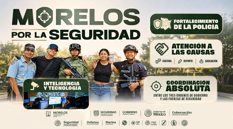Un modelo que combina prevención, inteligencia, fortalecimiento policial y desarrollo social busca transformar la seguridad pública y recuperar la confianza ciudadana.