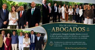 En el Día de las y los Abogados, la gobernadora Margarita González Saravia destacó el compromiso del gremio jurídico con la legalidad y la paz.