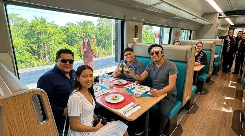 El Tren Restaurante inició un recorrido especial hacia Izamal, combinando gastronomía, paisajes y cultura yucateca en una nueva experiencia turística.