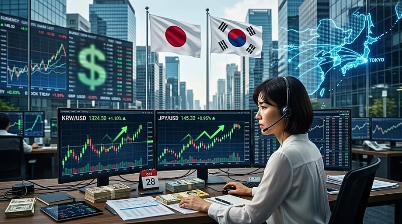 Tokio y Seúl coordinan una inédita intervención para fortalecer al yen y al won, con respaldo atribuido a EE.UU. y fuerte impacto financiero.