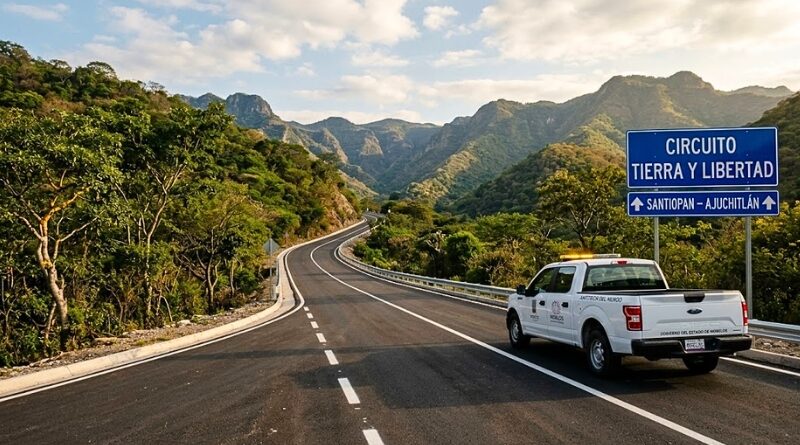La rehabilitación del tramo Santiopan–Ajuchitlán fortalece la movilidad regional, mejora el acceso a servicios y fomenta el bienestar social.