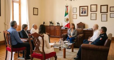 Gobernadora y cónsul general de España revisan avances en la investigación del feminicidio de la estudiante Claudia Tacoronte en Cuautla.