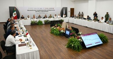 La gobernadora Margarita González Saravia encabezó la Séptima Reunión Interestatal de Paz y Seguridad, donde se reportó 17% menos robo de vehículos.