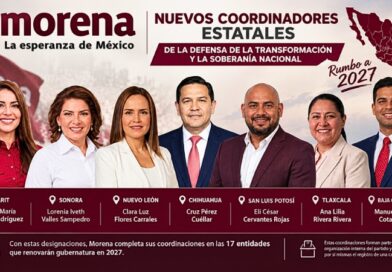 Siete perfiles fueron designados para encabezar en sus estados la Defensa de la Transformación y la Soberanía Nacional, dentro del proceso interno del partido.