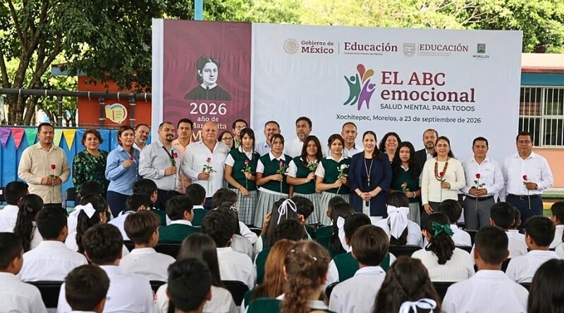 Con "El ABC de las Emociones", escuelas de los 36 municipios buscarán ser espacios seguros donde alumnos, docentes y familias se cuiden mutuamente