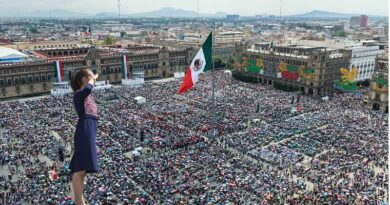 En la capital, la mandataria concluyó su recorrido nacional de rendición de cuentas con un mensaje centrado en soberanía y programas sociales