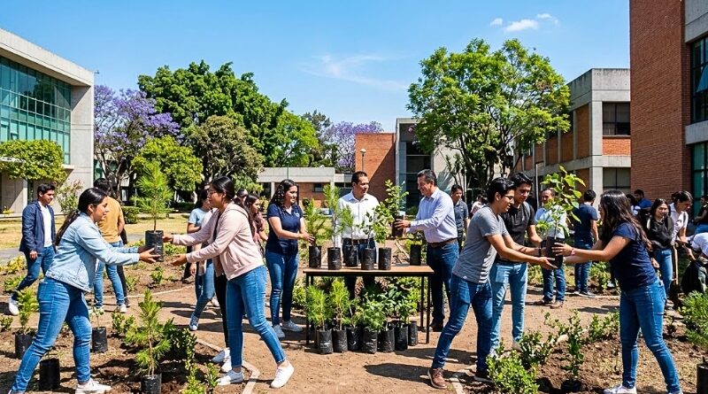 La universidad politécnica donó ejemplares producidos por el Gobierno de Morelos para que la comunidad universitaria los plante en sus municipios de origen.