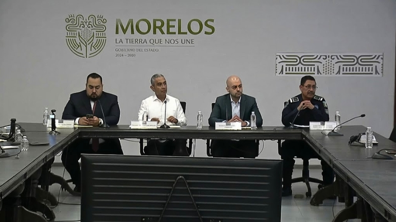 Autoridades estatales y federales mantienen una estrategia conjunta de seguridad en Morelos, con operativos focalizados, intercambio de inteligencia y participación ciudadana.