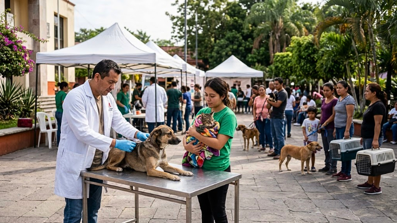 Con el Registro Único de Mascotas, el Gobierno estatal realizó una jornada gratuita para frenar la sobrepoblación y el abandono de animales de compañía.