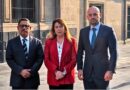 Sheinbaum y González Saravia acuerdan diseñar una estrategia para fortalecer corporaciones locales y ampliar la presencia de la Guardia Nacional