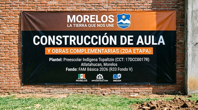 Tras dos sexenios de espera, el Gobierno de Morelos invierte más de 3 millones de pesos en dos etapas para ampliar espacios de aprendizaje.