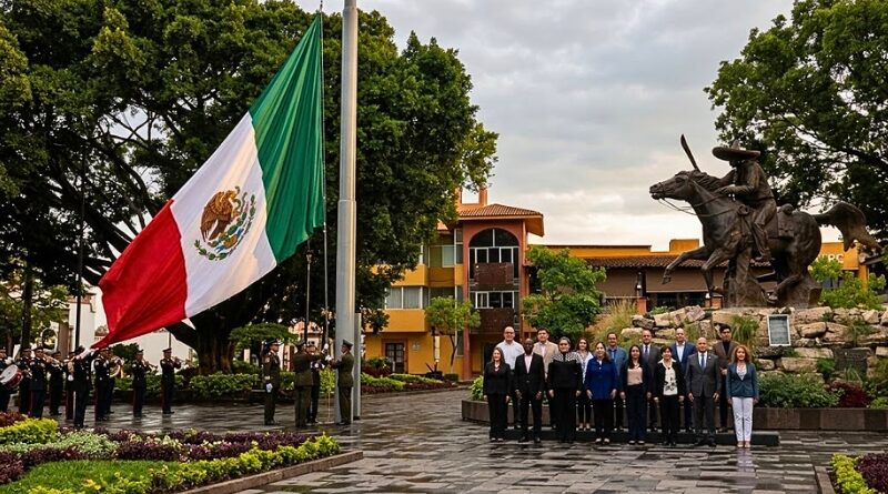La Secretaría de Educación encabezó la ceremonia por el LVIII aniversario del 2 de octubre de 1968, con jóvenes de Conalep y UTEZ.